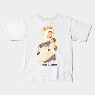 Virgen del carmen Kids T-Shirt